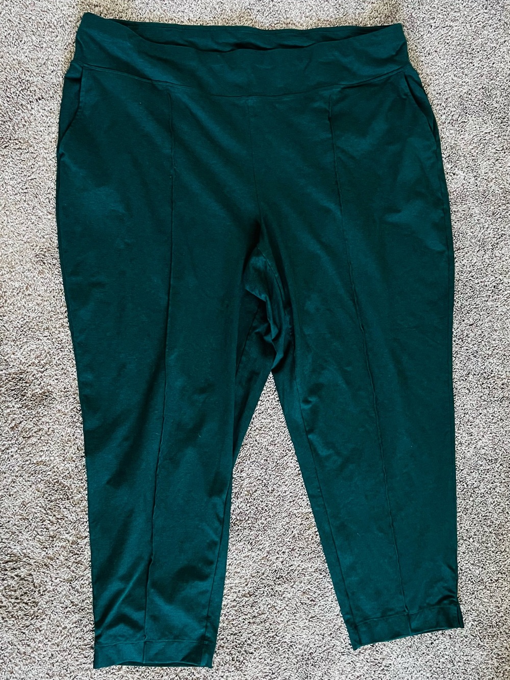 J. Jill Dark Teal Pull-On Kids Capri Leggings